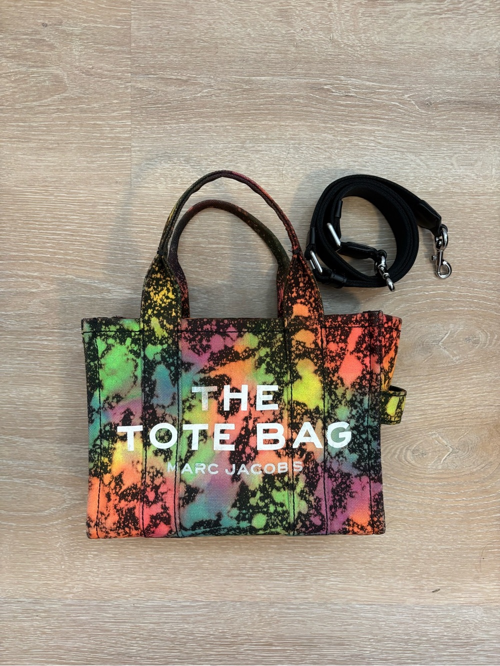 Small Marc Jacobs “Neon Rainbow Splatter” 🌈 The Tot Bag